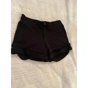 Girls D Signed Black Shorts Size XL